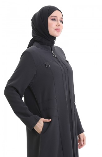 Gray Abaya 6148-06