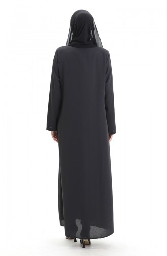 Gray Abaya 6148-06