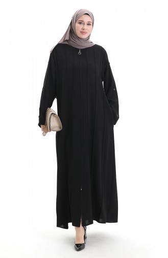 Black Abaya 6177-01