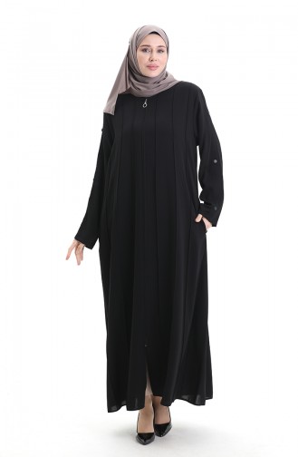 Black Abaya 6177-01