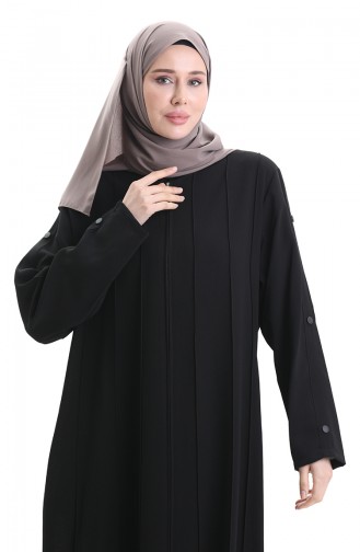Black Abaya 6177-01