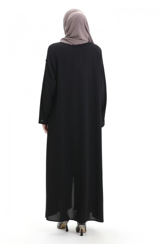 Black Abaya 6177-01