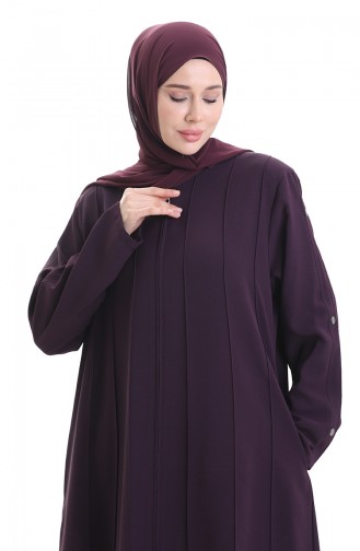 Plum Abaya 6177-04