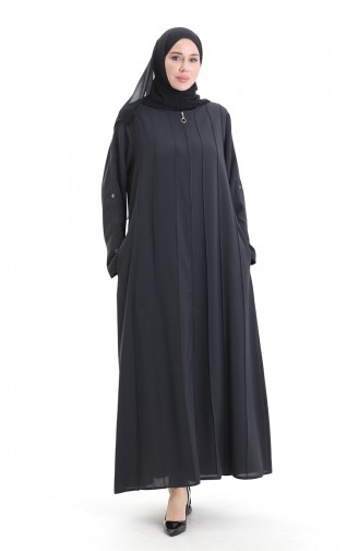 Gray Abaya 6177-06
