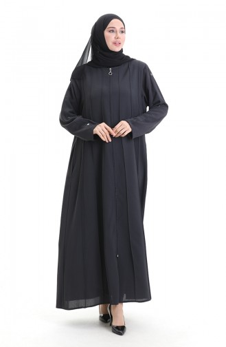 Gray Abaya 6177-06