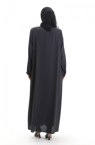 Gray Abaya 6177-06