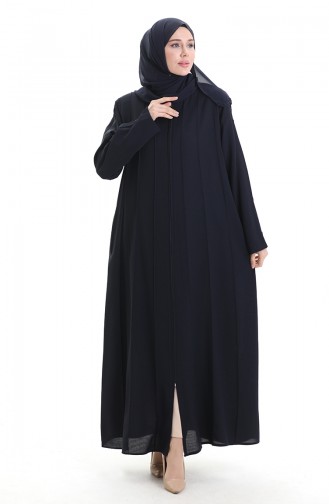 Navy Blue Abaya 6177-07