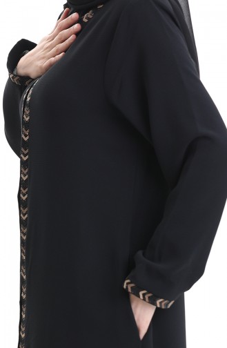 Black Abaya 6183-07