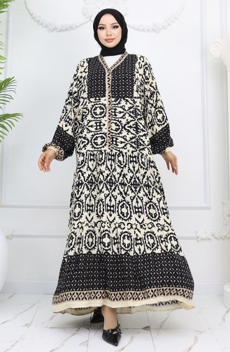Robe Hijab Noir 0044-01