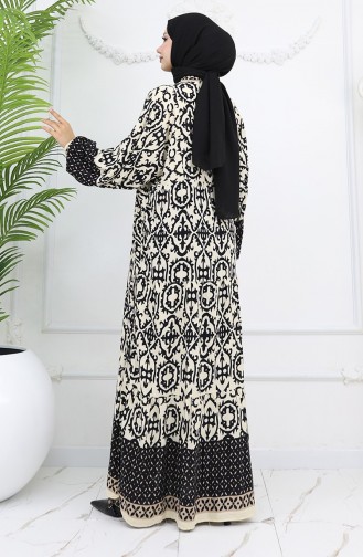 Robe Hijab Noir 0044-01