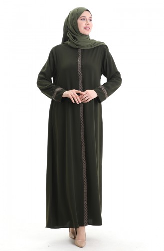 Khaki Abaya 5083-03