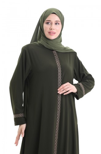 Khaki Abaya 5083-03