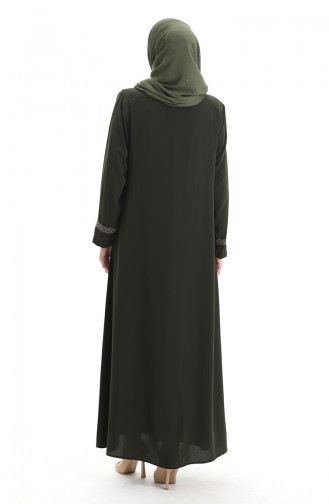 Khaki Abaya 5083-03