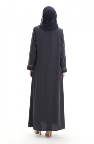 Smoke-Colored Abaya 5083-05