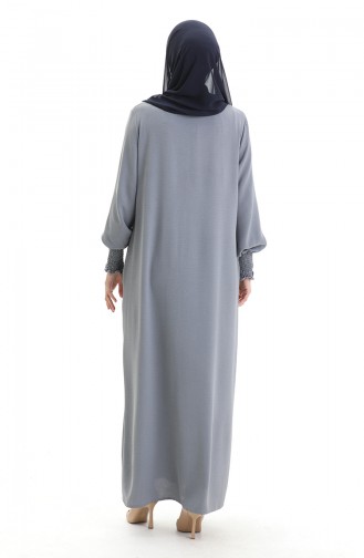 Gray Abaya 5095-02