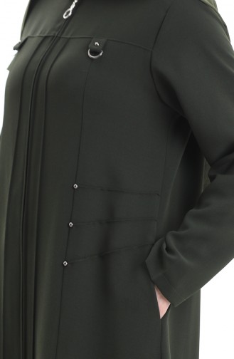 Khaki Abaya 6148-05