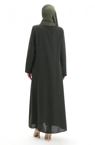 Khaki Abaya 6148-05