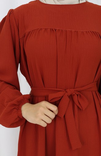 Robe Hijab Brique Foncé 0029-11
