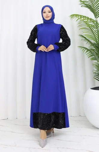 Robe De Soirée A Paillettes 0305-07 Saks 0305-07