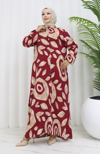 Milchkaffee Hijab Kleider 2029-05
