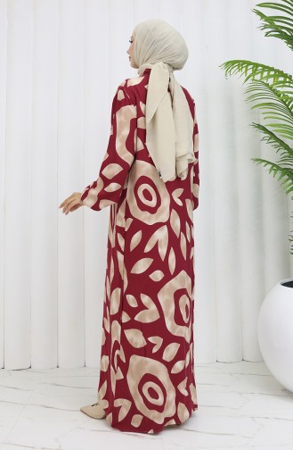 Milchkaffee Hijab Kleider 2029-05