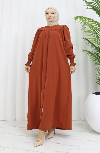 Abayas Couleur brique 2035-04
