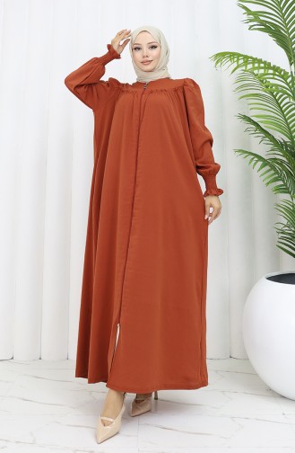Abayas Couleur brique 2035-04