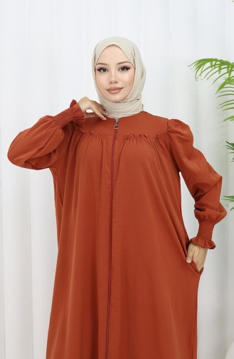 Abayas Couleur brique 2035-04