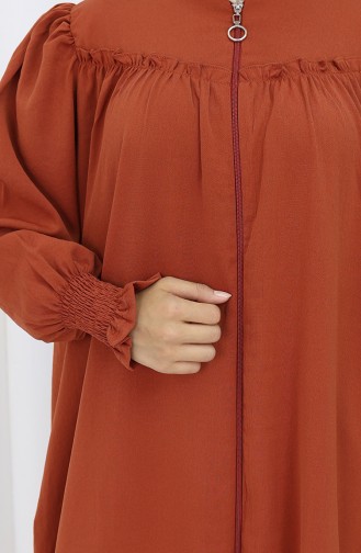 Abayas Couleur brique 2035-04
