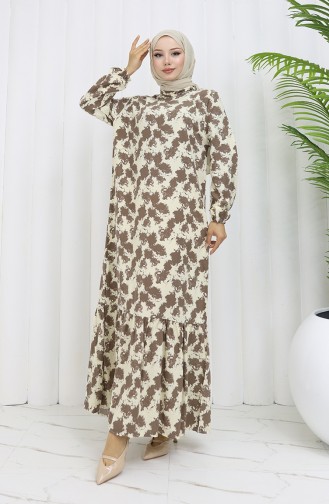Nerz Hijab Kleider 2034-03