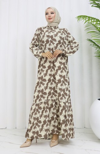 Nerz Hijab Kleider 2034-03