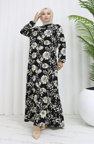 Robe Hijab Noir 2037-01