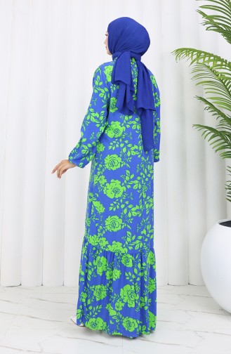 Robe Hijab Blue roi 2037-02