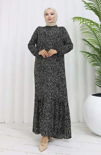 Robe Hijab Noir 2038-01