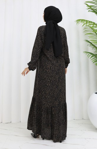 Robe Hijab Noir 2038-06