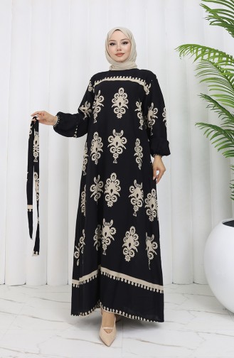 Robe Hijab Noir 2039-01