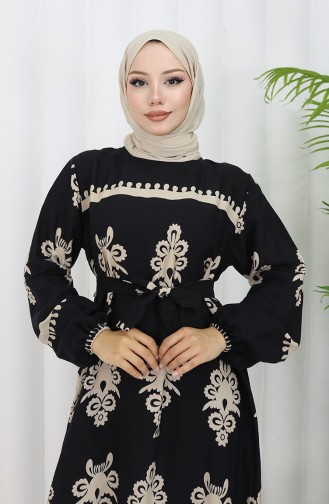 Robe Hijab Noir 2039-01