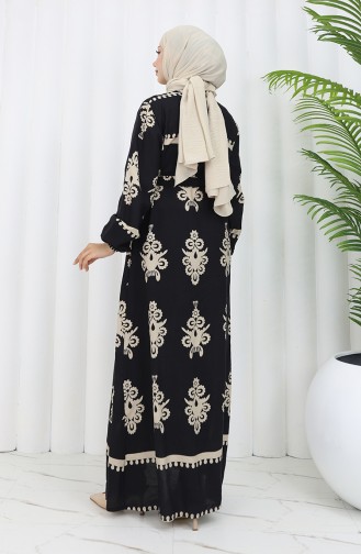 Robe Hijab Noir 2039-01