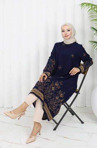 Navy Blue Tunics 1004-03