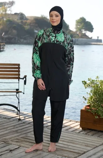 Volledig Bedekkend Hijab-zwempak 25961-01 Zwart 25961-01