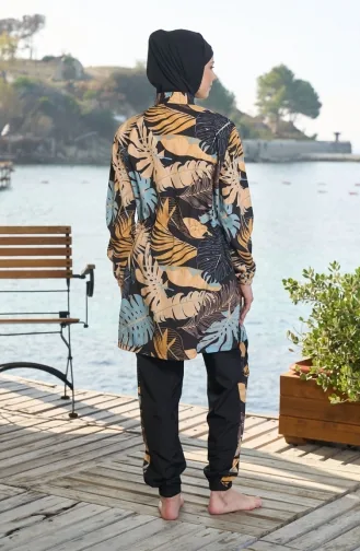 Volledig Bedekkend Hijab-zwempak 25964-01 Zwart 25964-01