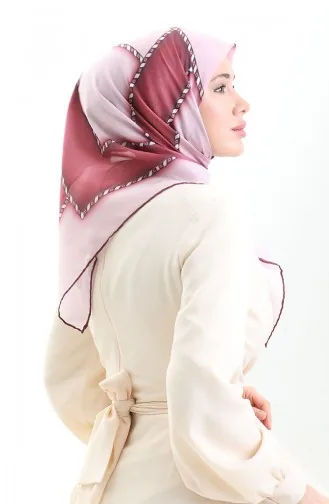 Geometric Pattern Scarf 70293-04 Powder Plum 70293-04