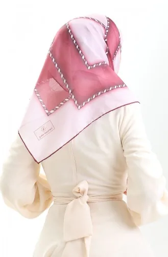 Geometric Pattern Scarf 70293-04 Powder Plum 70293-04