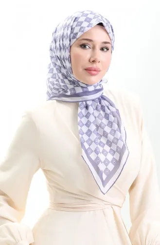 Patterned Soft Scarf 70294-03 Lilac 70294-03