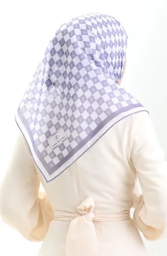 Patterned Soft Scarf 70294-03 Lilac 70294-03