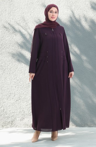 Abayas Plum 6148-03