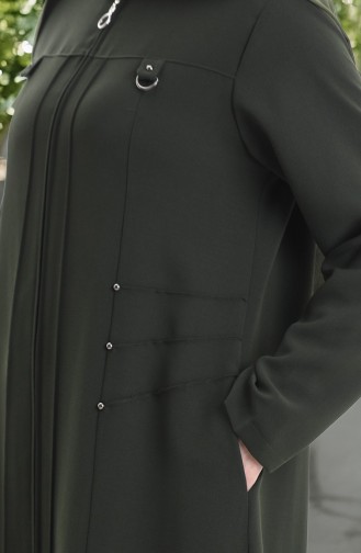 Khaki Abaya 6148-05