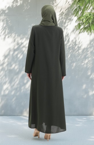 Khaki Abaya 6148-05