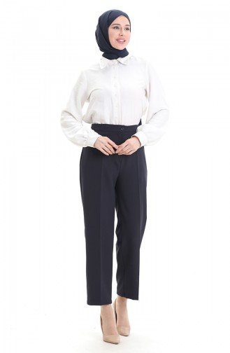 Navy Blue Pants 4003-02