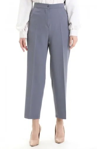 Pantalon à Poches Grande Taille 4003-03 Gris 4003-03